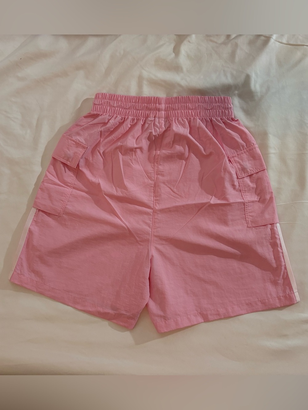 adidas Kids Pink Cargo Shorts - Picture 6 of 7